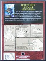 Legolas (Helm's Deep with Shield Skateboard) from Lord of the Rings - Trilogy - Two Towers - Series 2 manufactured by Toy Biz [Back]