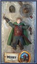 Merry (Rohan Armor with Sword Slashing Action) from Lord of the Rings - Trilogy - Return of the King - Series 2 manufactured by Toy Biz [Front]