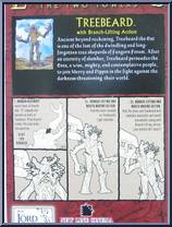 Treebeard (Branch Lifting Action) from Lord of the Rings - Trilogy - Two Towers - Series 2 manufactured by Toy Biz [Back]