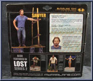 Sawyer from Lost - Series 2 manufactured by McFarlane [Back]