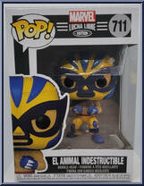El Animal Indestructible (Yellow) from Lucha Libre - Lucha Libre Pop! manufactured by Funko [Front]