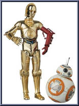 C-3PO & BB-8 from Mafex - Star Wars manufactured by Medicom [Loose]