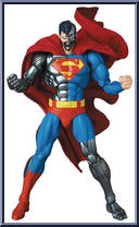 Superman (Return of Superman) from Mafex - DC manufactured by Medicom [Loose]