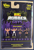 Demolition Ax from Major Wrestling Figure Podcast - Big Rubber Guys manufactured by Unknown [Back]