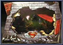 Superman vs General Zod from Man of Steel - Movie Masters - Exclusives manufactured by Mattel [Back]