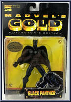 Black Panther from Marvel - Gold manufactured by Toy Biz [Front]