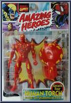 Human Torch from Marvel - Amazing Heroes manufactured by Toy Biz [Front]