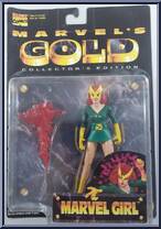 Marvel Girl from Marvel - Gold manufactured by Toy Biz [Front]