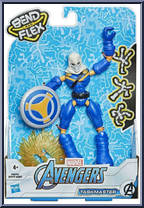 Taskmaster from Marvel - Bend and Flex - Basic Series manufactured by Hasbro [Front]