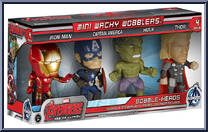 Avengers Mini Set (Age of Ultron) from Marvel - Wacky Wobblers manufactured by Funko [Front]