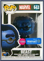 Beast (Flocked) from Marvel - Marvel Universe Pop! manufactured by Funko [Front]