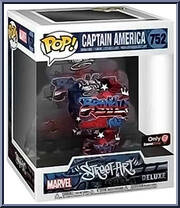 Captain America (Street Art) (Deluxe) from Marvel - Street Art Pop! manufactured by Funko [Front]