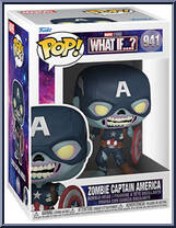 Zombie Captain America from Marvel - What if…? Pop! manufactured by Funko [Front]