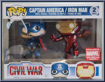 Captain America / Iron Man from Marvel - Pop! Sets manufactured by Funko [Front]