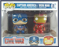 Captain America / Iron Man from Marvel - Pop! Sets manufactured by Funko [Front]