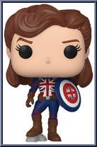 Captain Carter from Marvel - What if…? Pop! manufactured by Funko [Loose]