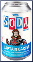 Captain Carter (Cloak) from Marvel - Soda manufactured by Funko [Front]