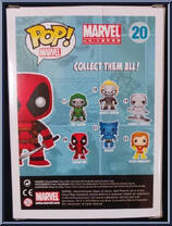 Deadpool (Metallic) from Marvel - Marvel Universe Pop! manufactured by Funko [Back]