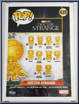 Doctor Strange (Gold Chrome) from Marvel - Marvel Stud10s Pop! manufactured by Funko [Back]
