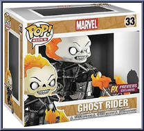 Ghost Rider from Marvel - Pop! Rides manufactured by Funko [Front]