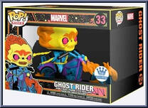 Ghost Rider (Blacklight) from Marvel - Pop! Rides manufactured by Funko [Front]