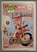 Gwenpool (Phone) from Marvel - Marvel Universe Pop! manufactured by Funko [Back]