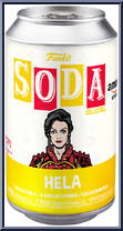 Hela from Marvel - What if…? Soda manufactured by Funko [Front]