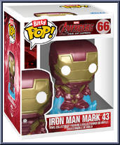 Hulkbuster with Iron Man from Marvel - Bitty Bot! manufactured by Funko [Front]