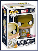 Iron Fist (White / Gold) from Marvel - Marvel Universe Pop! manufactured by Funko [Front]