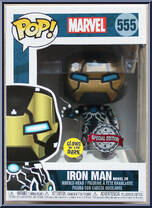 Iron Man (Model 39) (Glows in the Dark) from Marvel - 80 Years Pop! manufactured by Funko [Front]