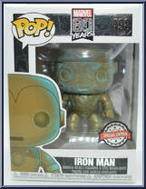 Iron Man (Patina) from Marvel - 80 Years Pop! manufactured by Funko [Front]