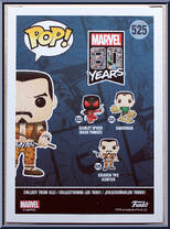 Kraven the Hunter from Marvel - 80 Years Pop! manufactured by Funko [Back]