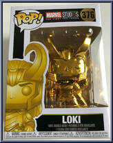 Loki (Gold Chrome) from Marvel - Marvel Stud10s Pop! manufactured by Funko [Front]