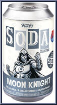 Moon Knight (Glow) from Marvel - Soda manufactured by Funko [Front]