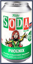 Phoenix (Red) from Marvel - Soda manufactured by Funko [Front]