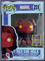 Red She-Hulk from Marvel - Marvel Universe Pop! manufactured by Funko [Front]