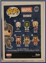 Rhino from Marvel - Marvel Universe Pop! manufactured by Funko [Back]