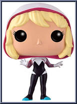 Spider-Gwen (Unmasked) from Marvel - Marvel Universe Pop! manufactured by Funko [Loose]