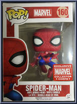 Spider-Man (Leaping) from Marvel - Marvel Universe Pop! manufactured by Funko [Front]