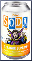 Strange Supreme (Yellow Glow) from Marvel - Soda manufactured by Funko [Front]