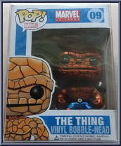 Thing (Metallic / Black Eyes) from Marvel - Marvel Universe Pop! manufactured by Funko [Front]