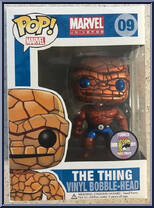 Thing (Metallic / Blue Eyes) from Marvel - Marvel Universe Pop! manufactured by Funko [Front]