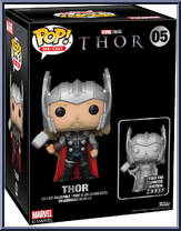Thor (Silver) (Chase) from Marvel - Pop! Die-Cast manufactured by Funko [Back]