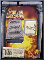 Ms. Marvel (Red / Blue Uniform) from Marvel - Hall of Fame - She-Force - Series 3 manufactured by Toy Biz [Back]