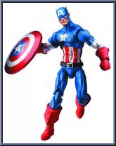Captain America from Marvel - Infinite Series - Wave 1 manufactured by Hasbro [Loose]