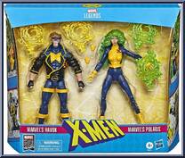 Havok / Polaris from Marvel Legends - 80th Anniversary Series - 2-Packs manufactured by Hasbro [Front]