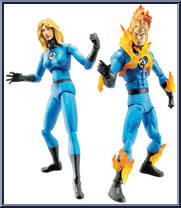 Invisible Woman / Human Torch Action Figure