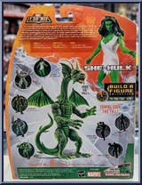 She-Hulk from Marvel Legends - Fin Fang Foom Series manufactured by Hasbro [Back]