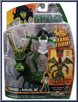 She-Hulk from Marvel Legends - Fin Fang Foom Series manufactured by Hasbro [Front]