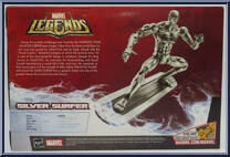 Silver Surfer from Marvel Legends - Exclusives manufactured by Hasbro [Back]